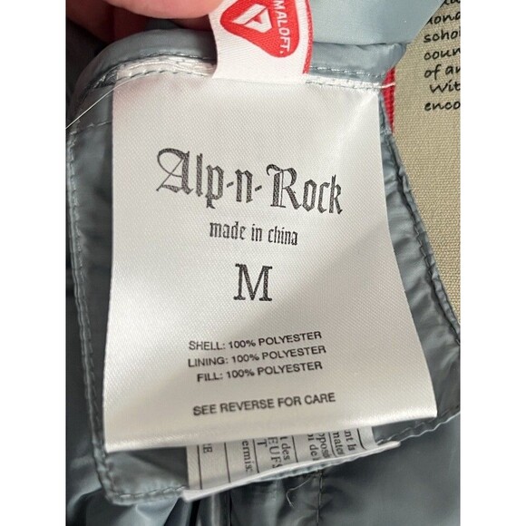 Alp-n-Rock Women’s S Primaloft Puffer Jacket Snap Closure *READ* - Picture 12 of 12